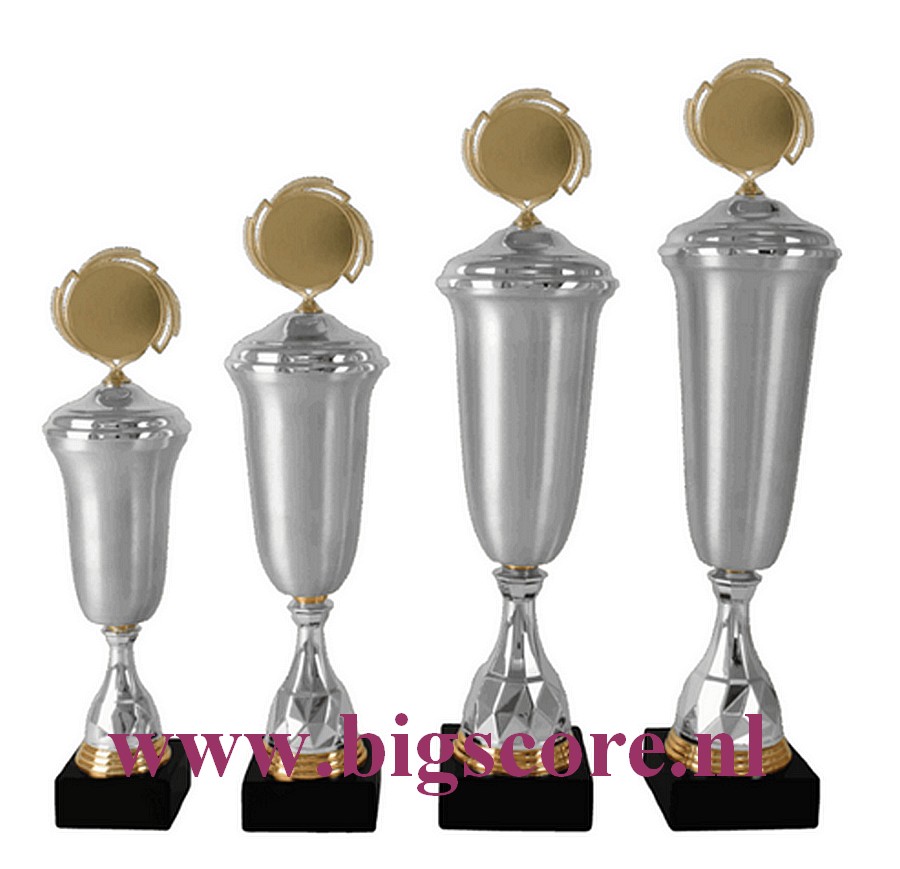 AK5521 Aluminiumbeker goud-zilver